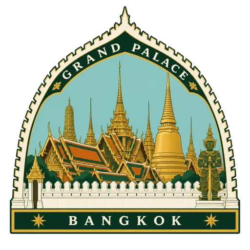 Grand Palace travel stamp