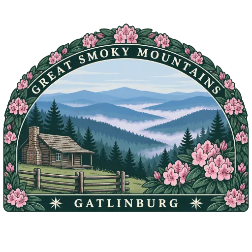 Great Smoky Mountains National Park travel stamp