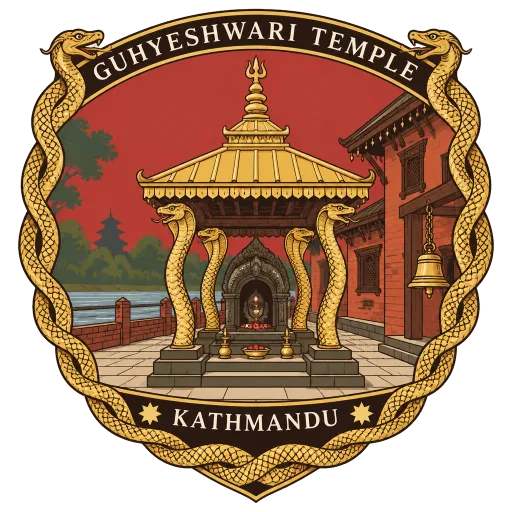 Guhyeshwari Temple travel stamp