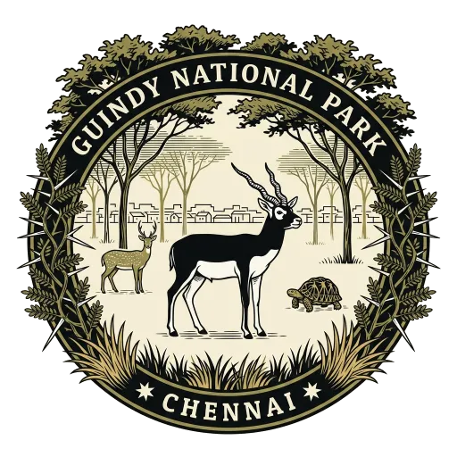 Guindy National Park travel stamp