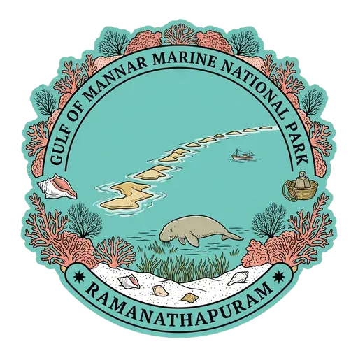 Gulf of Mannar Marine National Park travel stamp