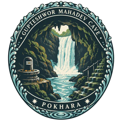 Gupteshwor Mahadev Cave travel stamp
