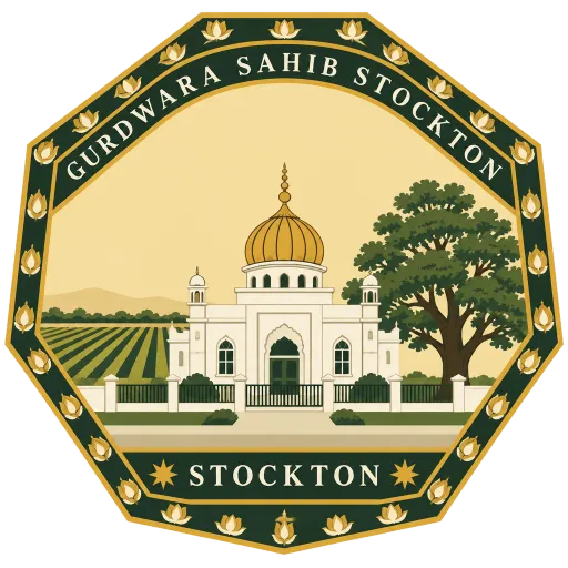 Gurdwara Sahib Stockton travel stamp
