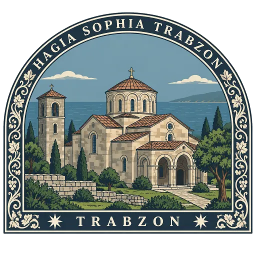 Hagia Sophia, Trabzon travel stamp