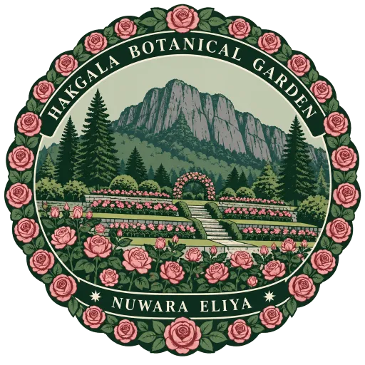 Hakgala Botanical Garden travel stamp