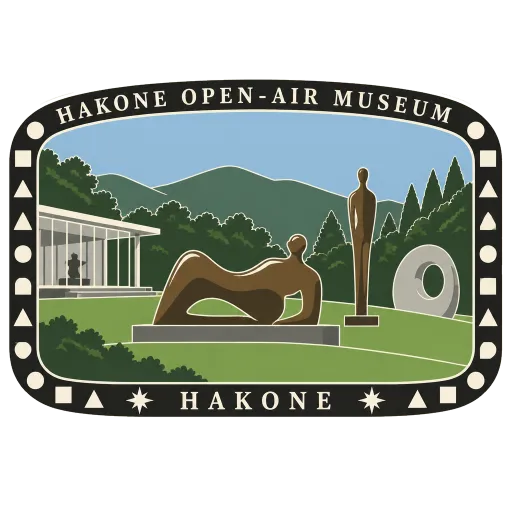 Hakone Open-Air Museum travel stamp