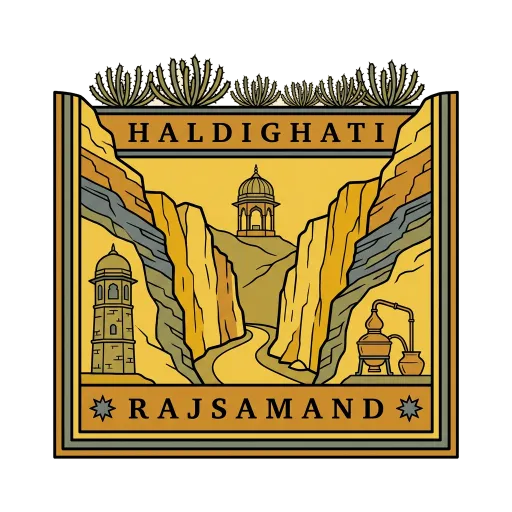 Haldighati travel stamp
