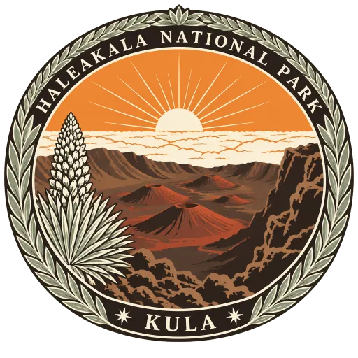 Haleakalā National Park travel stamp