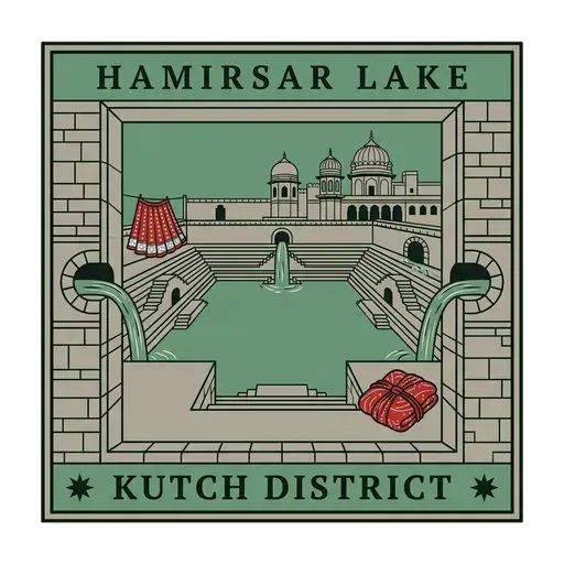 Hamirsar Lake travel stamp
