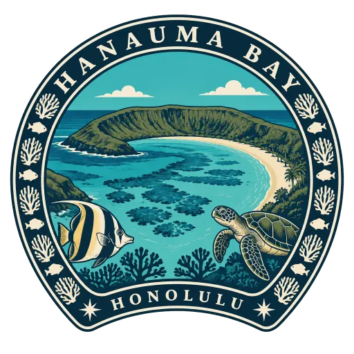 Hanauma Bay travel stamp