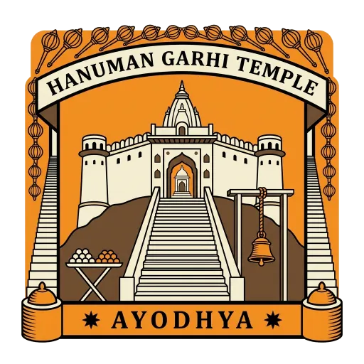 Hanuman Garhi Temple travel stamp