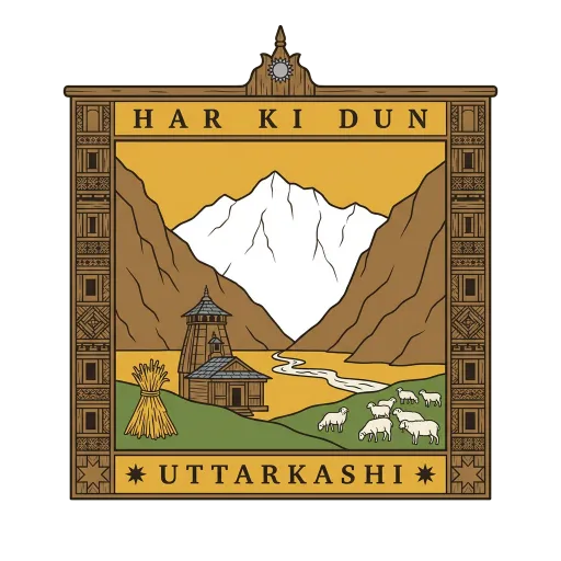 Har ki Dun travel stamp