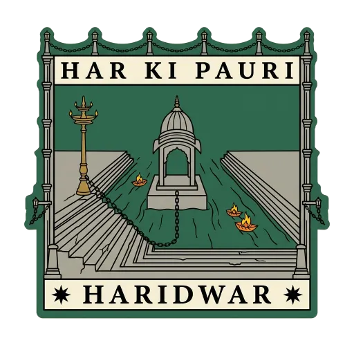 Har ki Pauri travel stamp