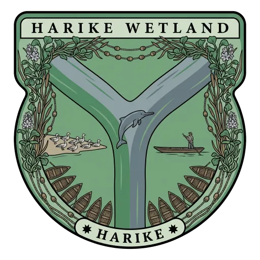 Harike Wetland travel stamp