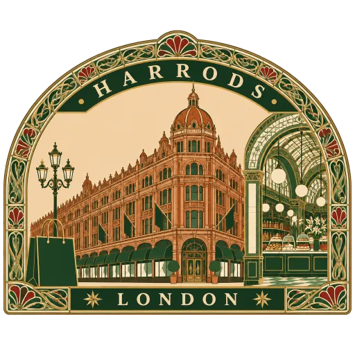 Harrods travel stamp
