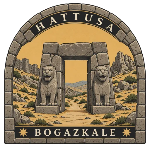 Hattusa travel stamp
