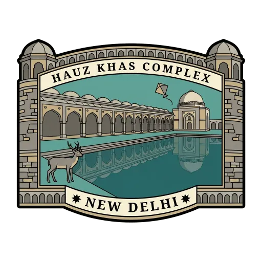 Hauz Khas Complex travel stamp