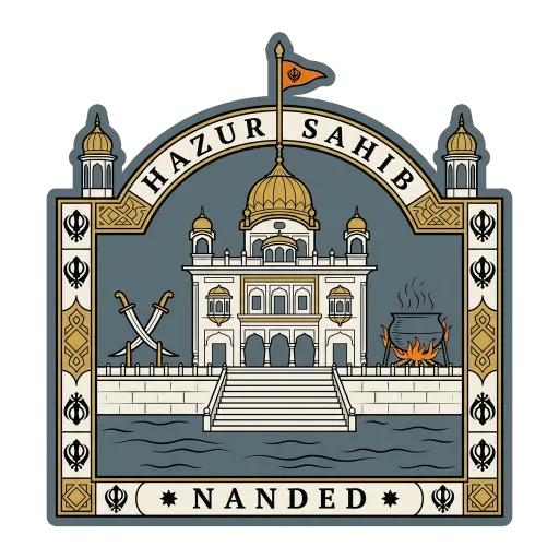 Hazur Sahib travel stamp