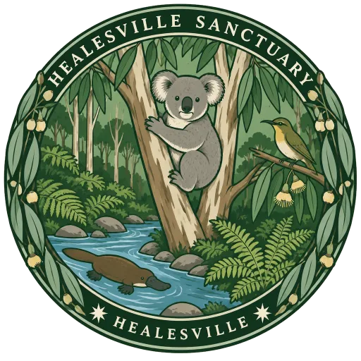 Healesville Sanctuary travel stamp