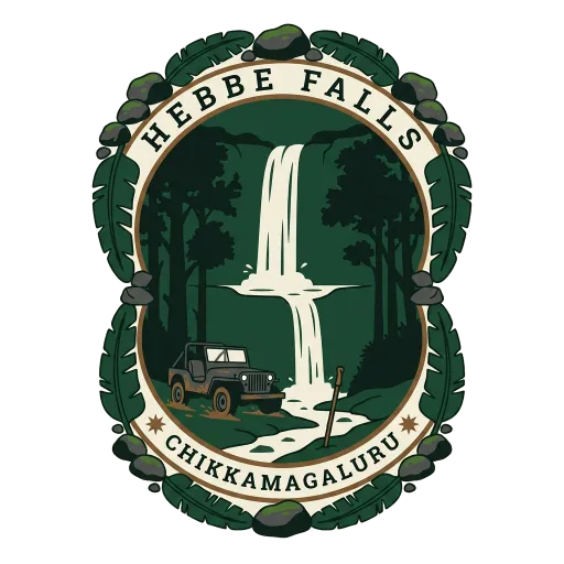Hebbe Falls travel stamp