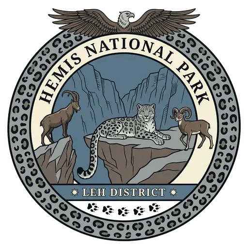 Hemis National Park travel stamp