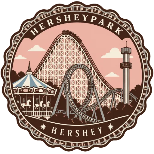 Hersheypark travel stamp