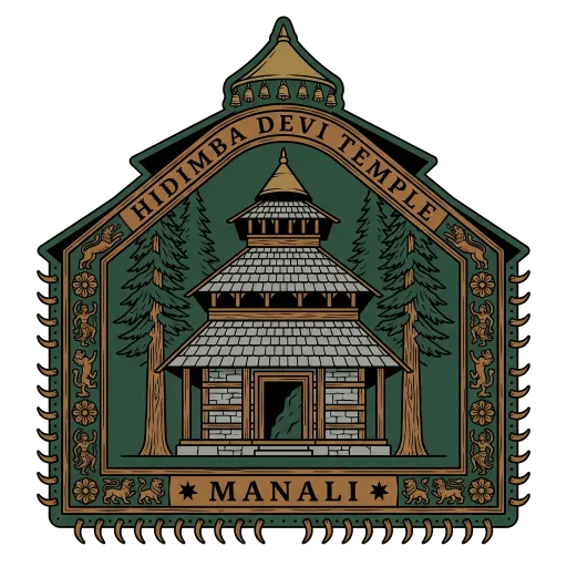 Hidimba Devi Temple travel stamp