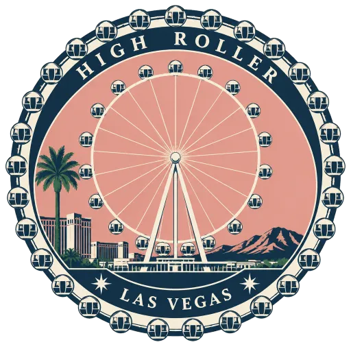 High Roller travel stamp