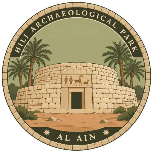 Hili Archaeological Park travel stamp