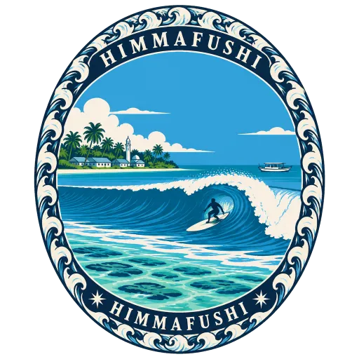 Himmafushi travel stamp
