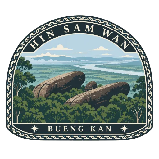 Hin Sam Wan travel stamp