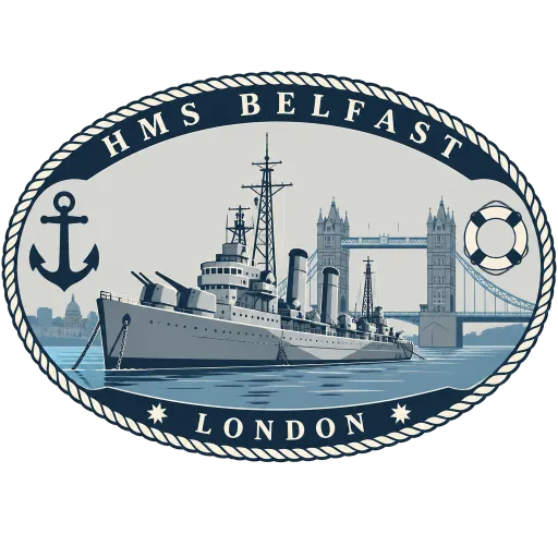 HMS Belfast travel stamp