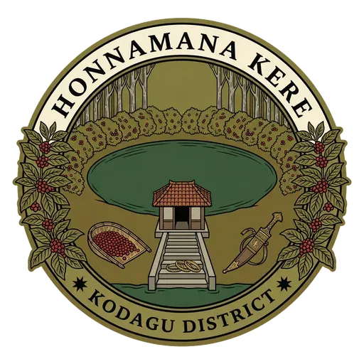 Honnamana Kere travel stamp