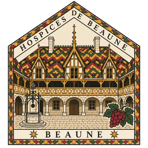 Hospices de Beaune travel stamp