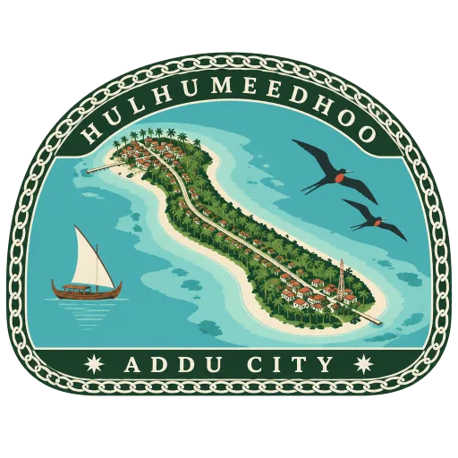 Hulhumeedhoo travel stamp