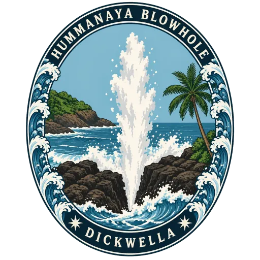 Hummanaya Blowhole travel stamp