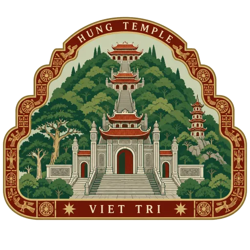 Hung Temple travel stamp