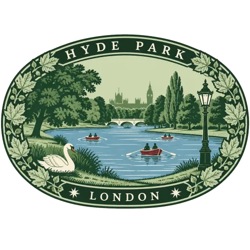 Hyde Park travel stamp
