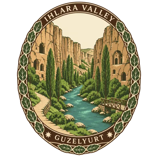 Ihlara Valley travel stamp