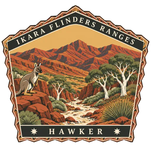 Ikara-Flinders Ranges National Park travel stamp