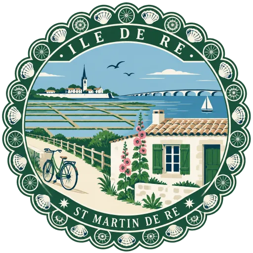 Île de Ré travel stamp