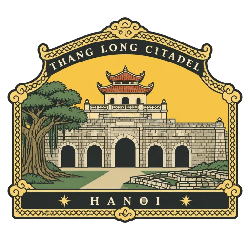 Imperial Citadel of Thang Long travel stamp