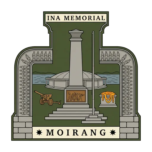 INA Memorial travel stamp