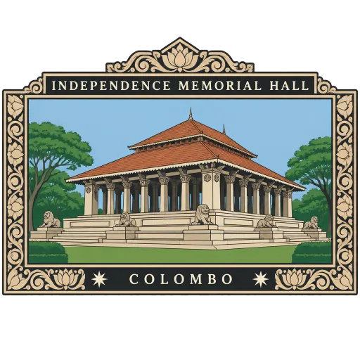 Independence Memorial Hall travel stamp