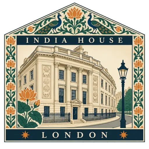 India House travel stamp
