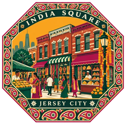 India Square travel stamp