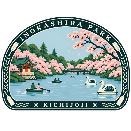 Inokashira Park travel stamp