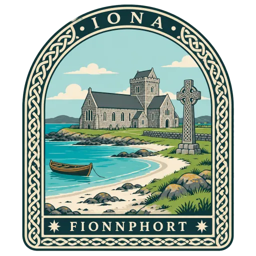 Iona travel stamp