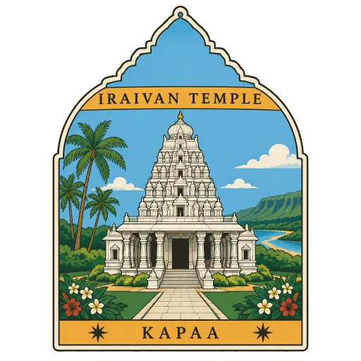 Iraivan Temple travel stamp