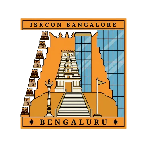 ISKCON Bangalore travel stamp